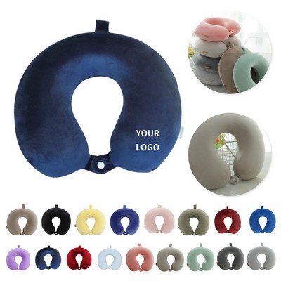 PP Cotton Travel Neck Support Pillow for Airplane Car Train