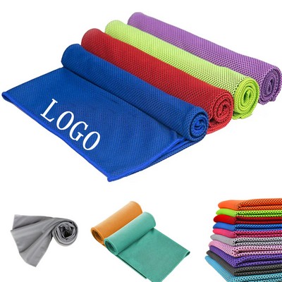 12"x32" Sports Microfiber Quick Dry Cooling Towel